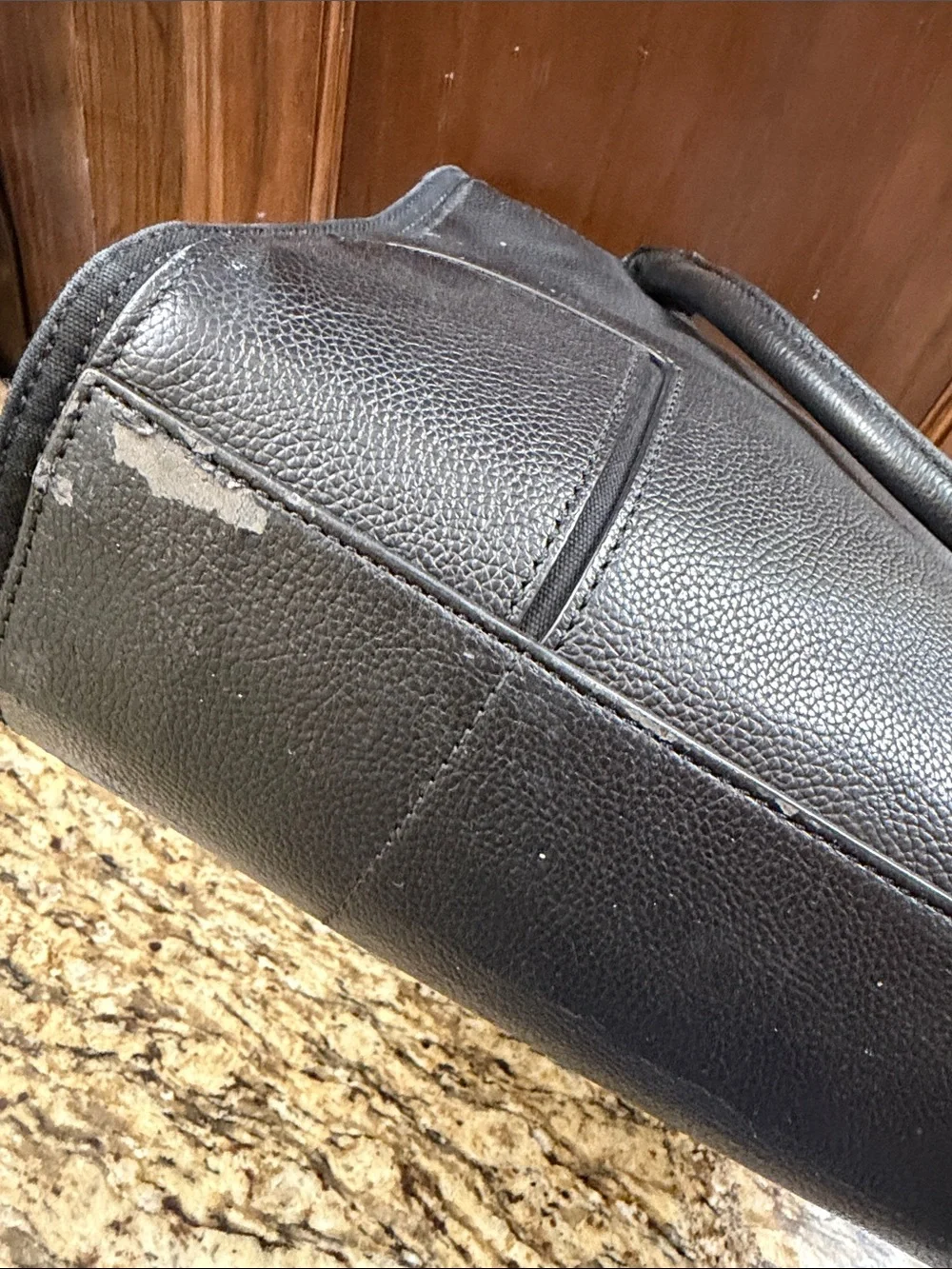 Tory Burch black pebbled